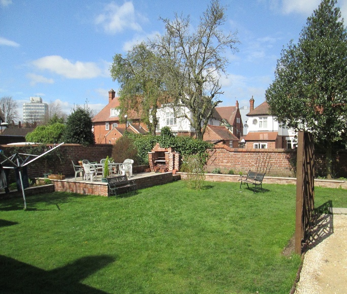 The garden at Open Hands Coventry